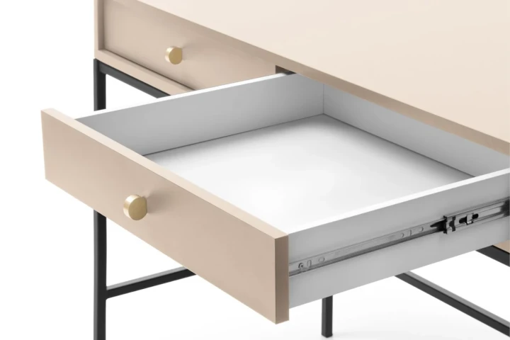 Toaletka z dwiema szufladami Noli Beż piaskowy