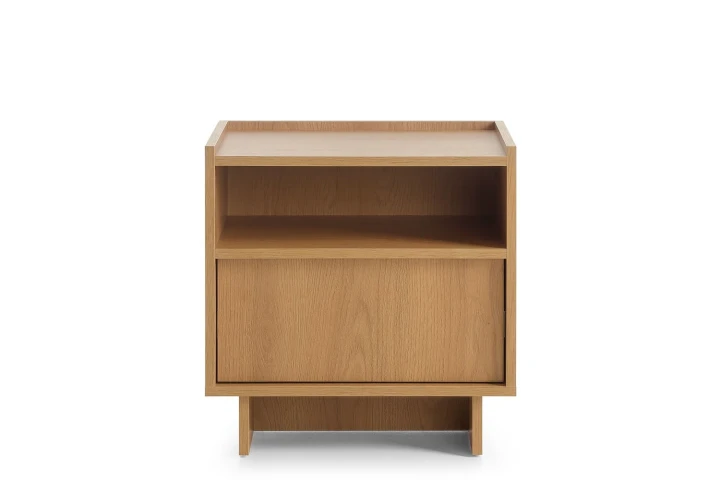 Szafka nocna z szufladą do sypialni Aranz Dąb Karmel