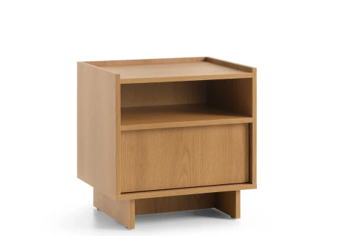 Szafka nocna z szufladą do sypialni Aranz Dąb Karmel