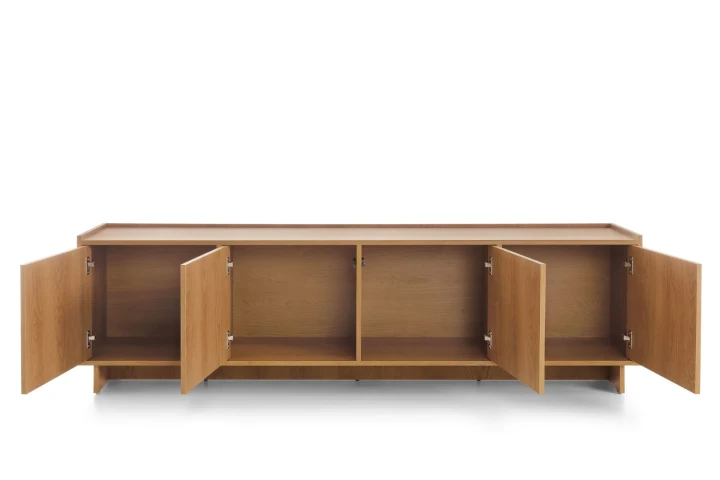 Szafka RTV 195cm czterodrzwiowa Aranz Dąb Karmel