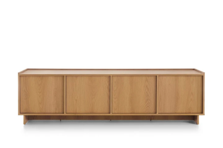 Szafka RTV 195cm czterodrzwiowa Aranz Dąb Karmel