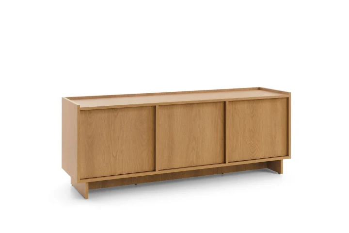 Szafka RTV trzydrzwiowa 147cm Aranz Dąb Karmel