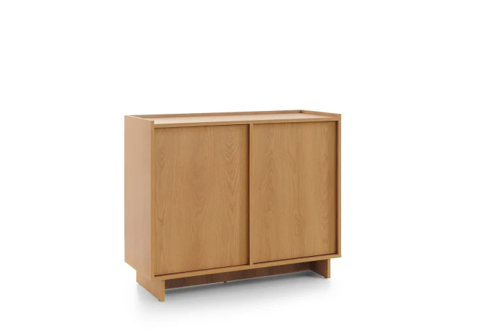 Komoda dwudrzwiowa 98cm do salonu Aranz Dąb Karmel