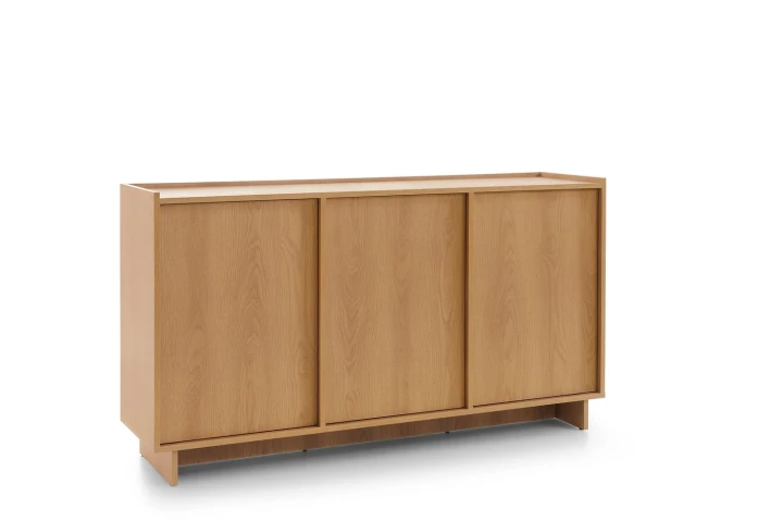 Komoda trzydrzwiowa 147cm do salonu Aranz Dąb Karmel