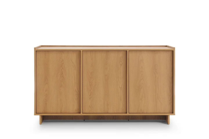 Komoda trzydrzwiowa 147cm do salonu Aranz Dąb Karmel