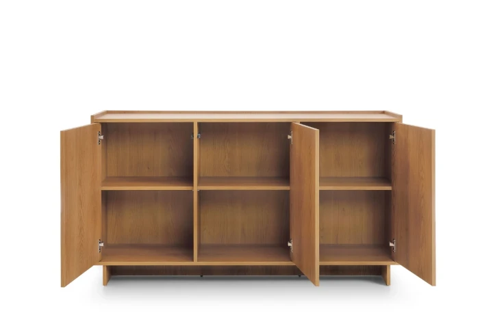 Komoda trzydrzwiowa 147cm do salonu Aranz Dąb Karmel