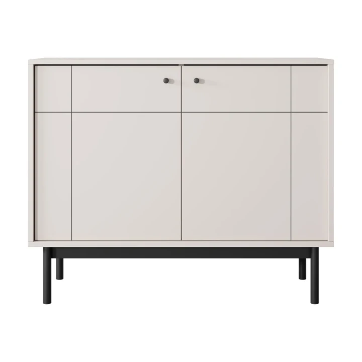 Komoda dwudrzwiowa Elaro kaszmirowa od frontu