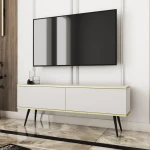 Szafka stojąca RTV 135 cm Toro w kolorze białym