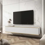 Szafka wisząca RTV 175 cm Toro w kolorze białym