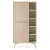 Regał Timber z drzwiczkami w kolorze beż piaskowy od frontu