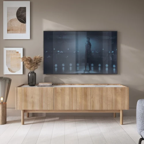 Szafka RTV 144cm Tavro dąb Riviera