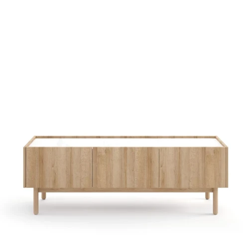 Szafka RTV 144cm Tavro dąb Riviera od frontu