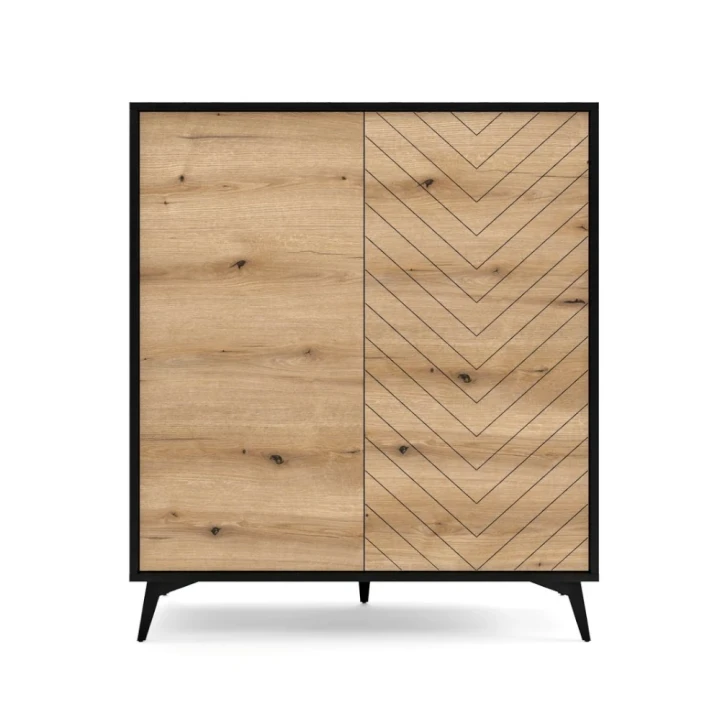 Wysoka komoda Valmo z drzwiami od frontu