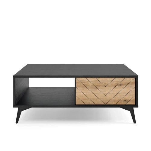 Stolik kawowy Valmo z szufladami od frontu