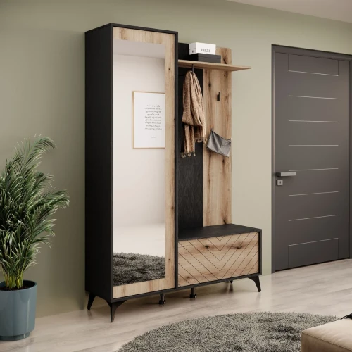 Garderoba z lustrem Valmo