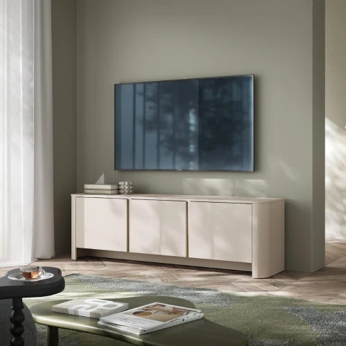 Szafka RTV Kairo z drzwiczkami kaszmirowa