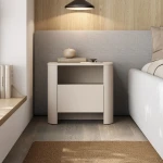 Stolik nocny Kairo z szufladą w kolorze kaszmirowym