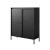 Komoda wysoka trzydrzwiowa Verta czarna