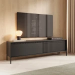 Szafka pod telewizor 187 cm Verta czarna