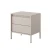 Stolik nocny do sypialni Verta beżowy