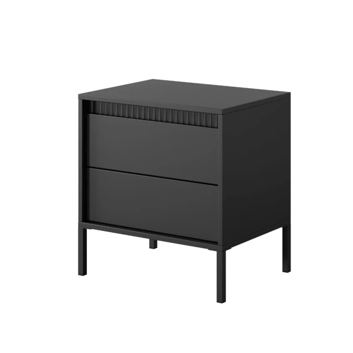 Stolik nocny do sypialni Verta czarny