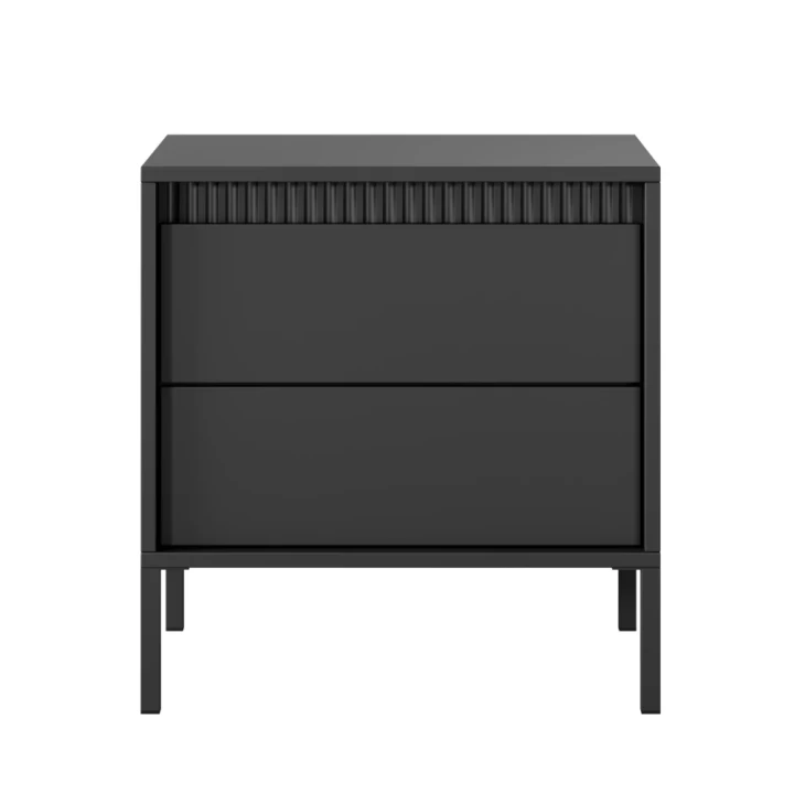 Stolik nocny do sypialni Verta czarny