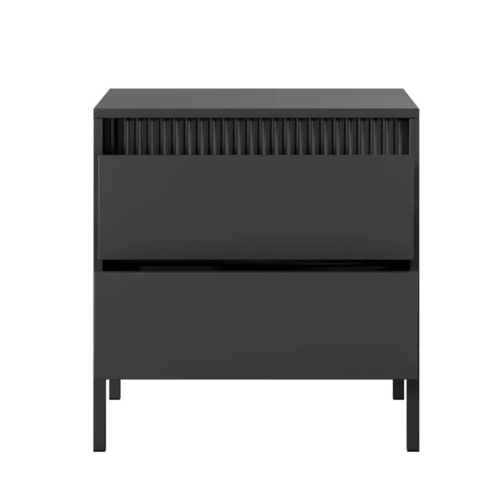 Stolik nocny do sypialni Verta czarny