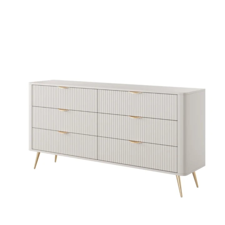 Komoda z szufladami Amelia beżowa