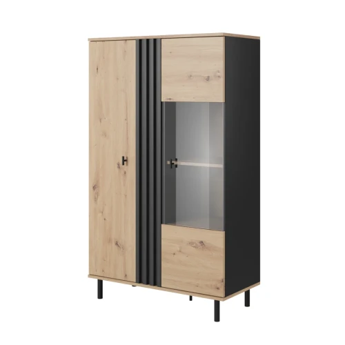 Witryna przeszklona z drzwiczkami Axel