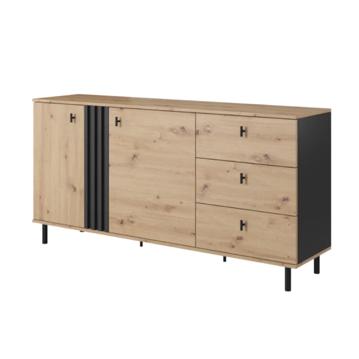 Komoda z drzwiczkami i szufladami do salonu Axel