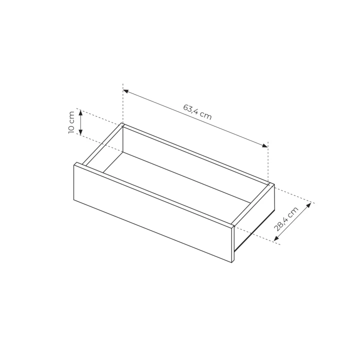 Szafka pod telewizor Ardea wymiary