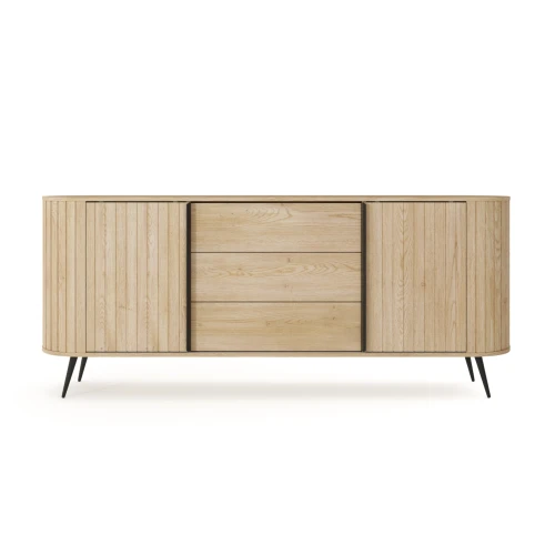 Komoda z drzwiczkami i szufladami Ardea Dąb Cremona