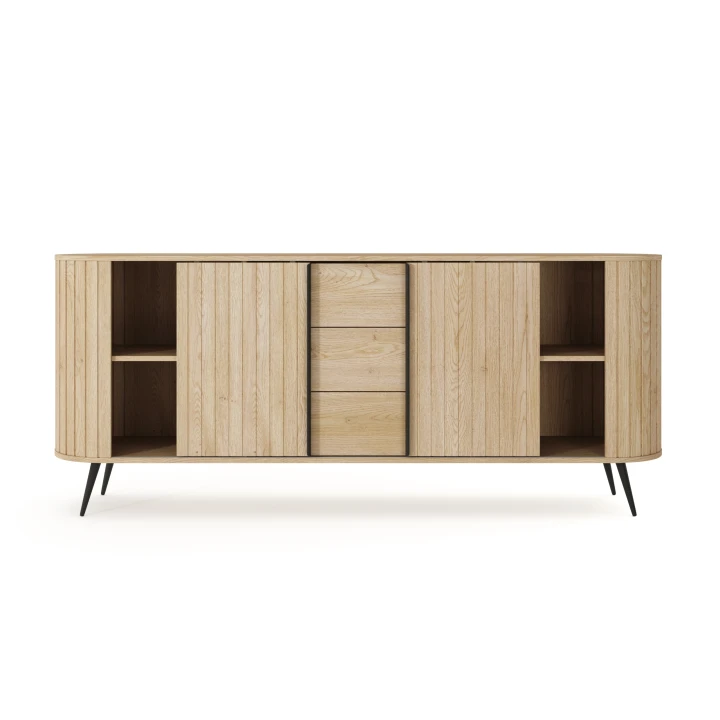 Komoda z drzwiczkami i szufladami Ardea Dąb Cremona