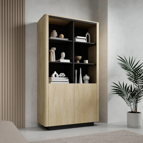 Regał z drzwiczkami Cala Dąb Cremona