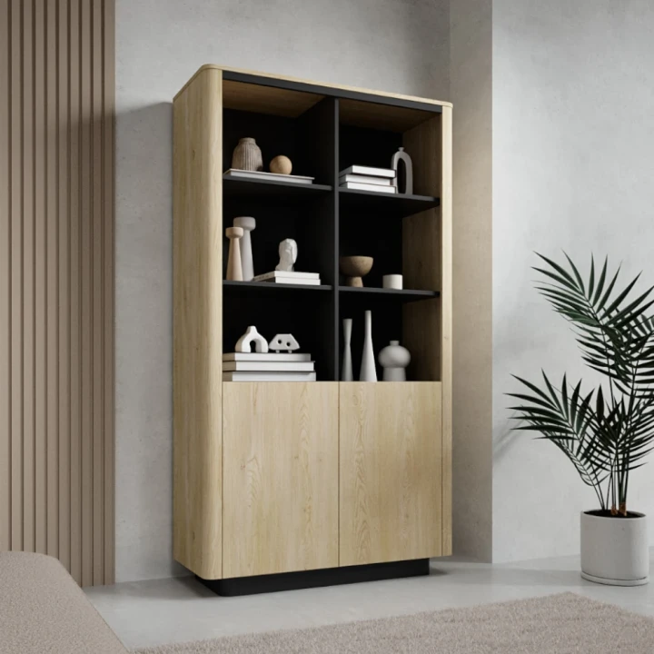 Regał z drzwiczkami Cala Dąb Cremona