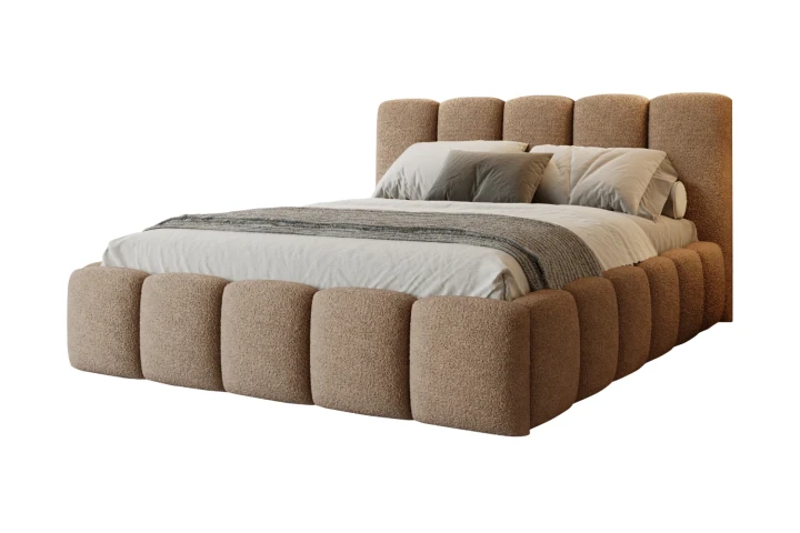 Łóżko tapicerowane z pojemnikiem i metalowym stelażem Nubela - Quelle 18