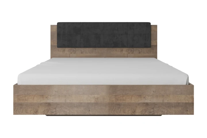 Łóżko drewniane 160x200 cm Spark Dąb Sand Grange