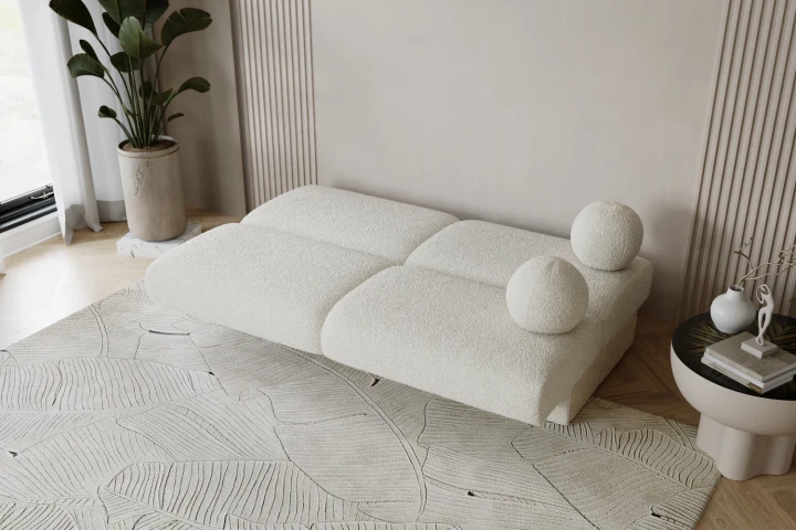 Wersalka z funkcją spania i pojemnikiem Limba bez boczków - Quelle 03