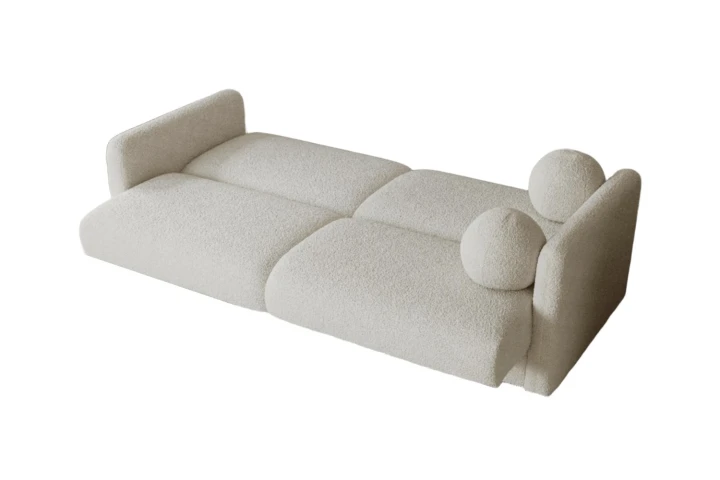 Wersalka z funkcją spania i pojemnikiem Limba z boczkami