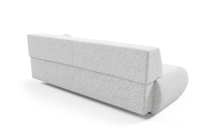 Kanapa z funkcją spania i pojemnikiem Duna Szara