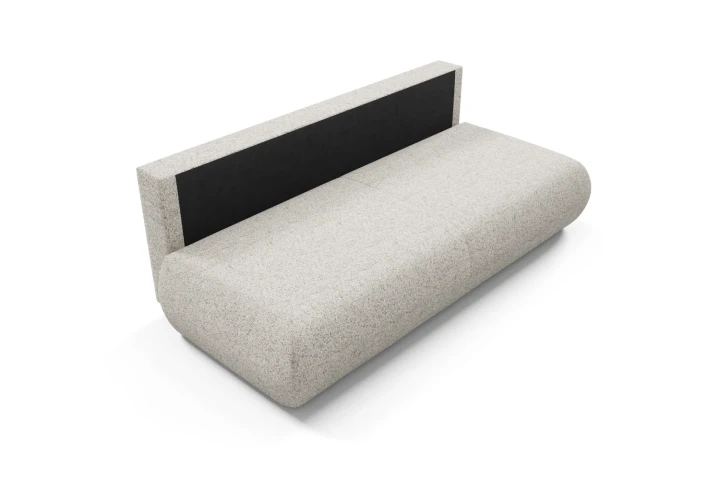 Kanapa z funkcją spania i pojemnikiem Duna Beżowo-szara