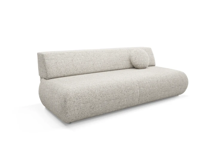 Kanapa z funkcją spania i pojemnikiem Duna Beżowo-szara