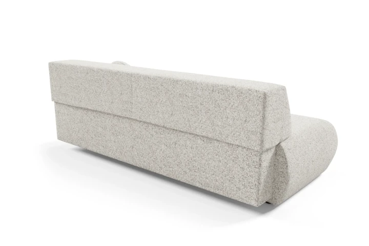 Kanapa z funkcją spania i pojemnikiem Duna Beżowo-szara