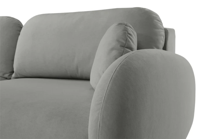 Kanapa z funkcją spania i pojemnikiem na pościel Cloudia Szara