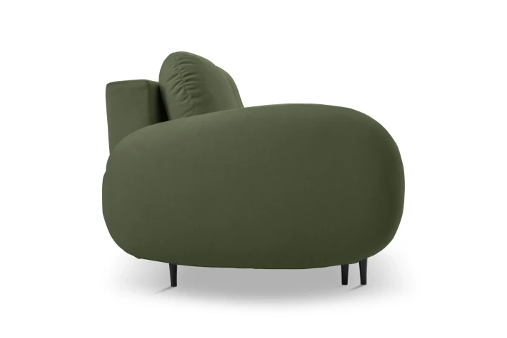 Kanapa z funkcją spania i pojemnikiem na pościel Cloudia Zielona