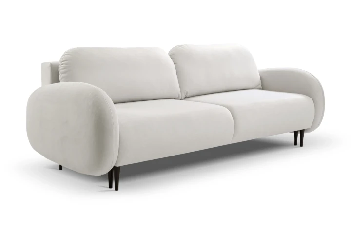 Kanapa z funkcją spania i pojemnikiem na pościel Cloudia Beżowy