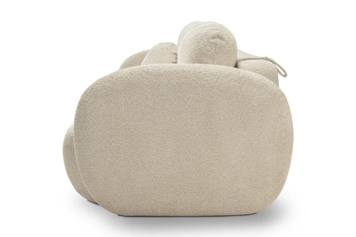 Kanapa z funkcją spania i pojemnikiem na pościel Mochi Beżowy