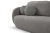 Kanapa z funkcją spania i pojemnikiem na pościel Mochi Ciemny Szary