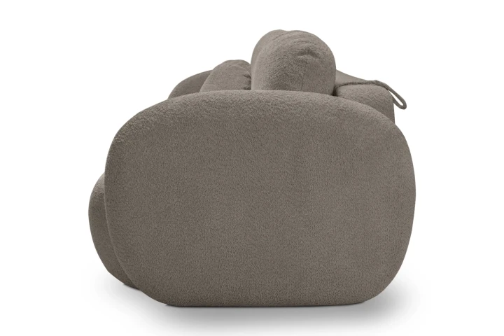 Kanapa z funkcją spania i pojemnikiem na pościel Mochi Ciemny Brązowy