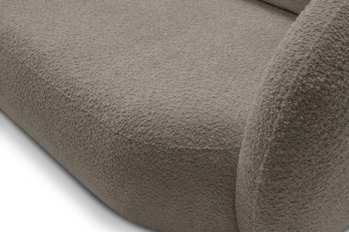 Kanapa z funkcją spania i pojemnikiem na pościel Mochi Ciemny Brązowy